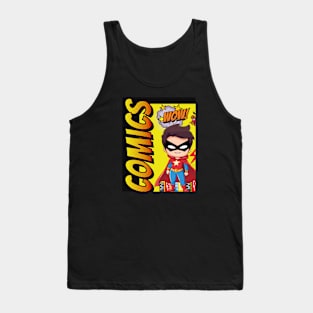 Comic Boy WOW Tank Top